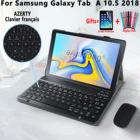 AZERTY-клавиатура для Samsung Galaxy Tab A 10,5 2018, клавиатура с чехлом, AZERTY-клавиатура с французской раскладкой для Samsung SM-T590 T590 T595