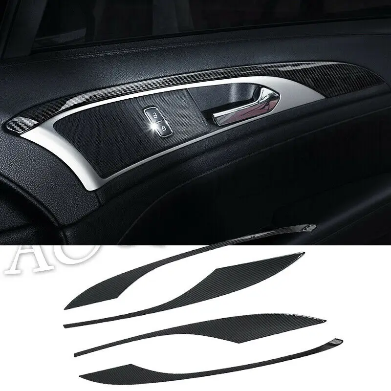 

Fits For Lincoln MKZ 2017-2020 Car Inner Car Door Panel Moulding Cover Trim Strip Sticker Moulding Styling Accessories 4PCS