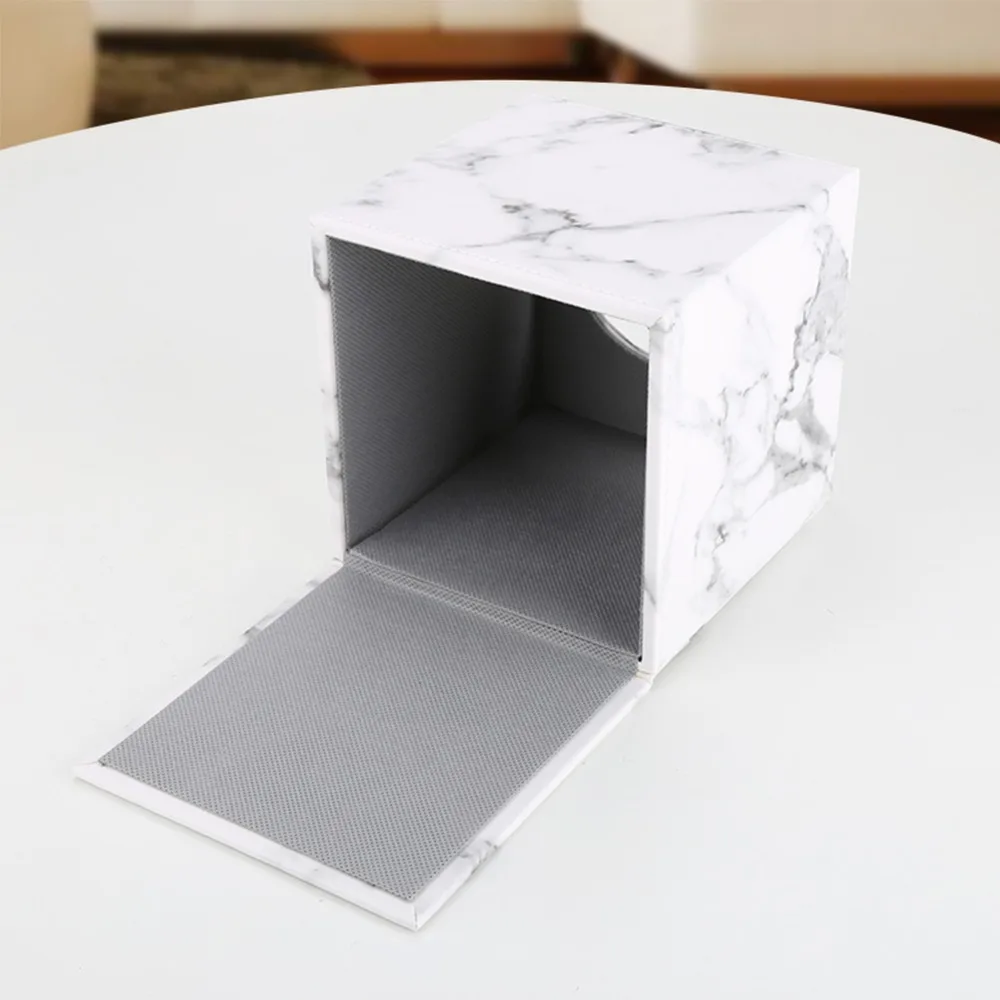 Квадратная Мраморная коробка для салфеток из искусственной кожи, держатель для туалетной бумаги, коробка для салфеток, чехол, канистра, Диспенсер, украшение дома