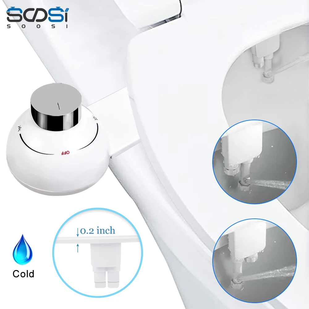 Неэлектрическое биде сиденье для унитаза крепление Горизонтальное