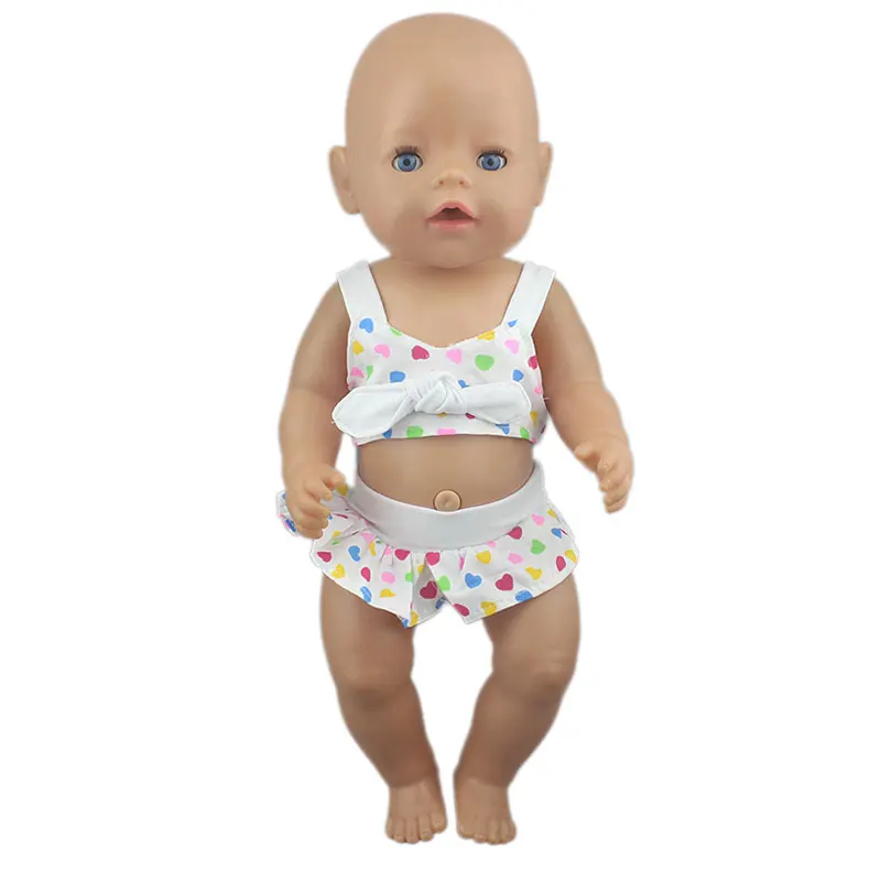 Короткий летний комплект одежда для 43 см ухода за ребенком мам Baby Doll 17 дюймов