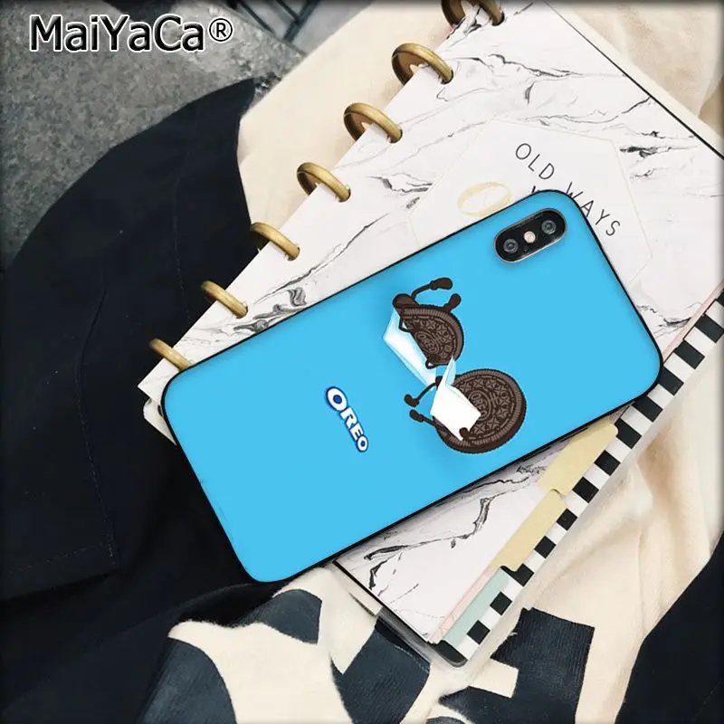 MaiYaCa Oreo бисквиты ТПУ силиконовый чехол для телефона Apple iphone 11 pro 8 7 66S Plus X XS MAX 5s SE XR fundas мобильный чехол