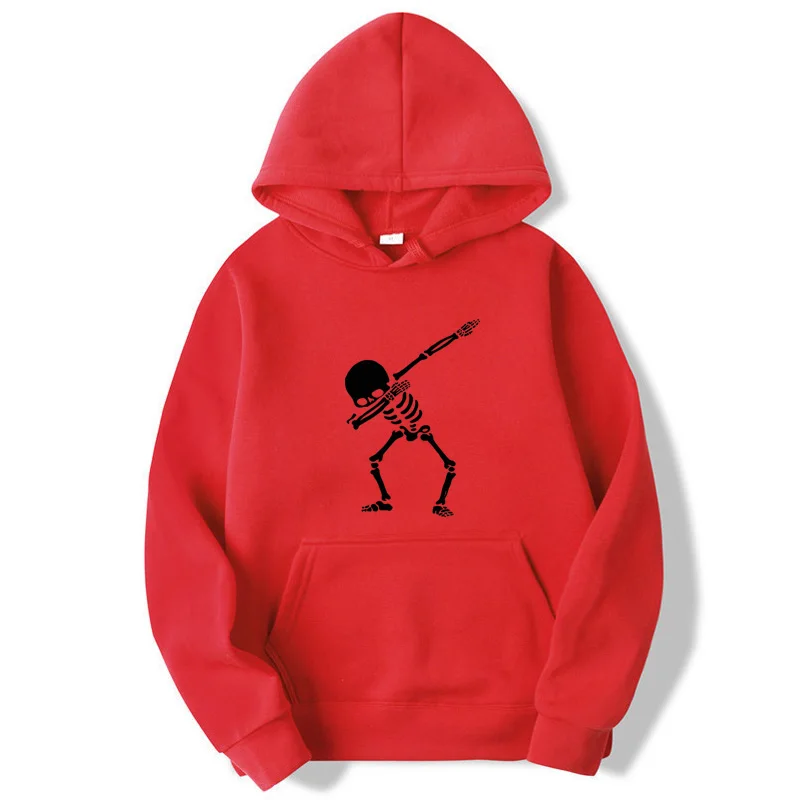 

Harajuku Hoodie Funny Skull Man Print 2020 Winter Oversized Sweatshirt Men Casual Hip Hop Hoodie Couple Clothes