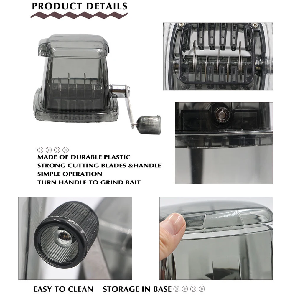 

Manual Fishing Lures Crusher Practical Carp Fishing Baits Crusher Grinder Box Fodder Tool Carp Bait Making Fishing Accessories