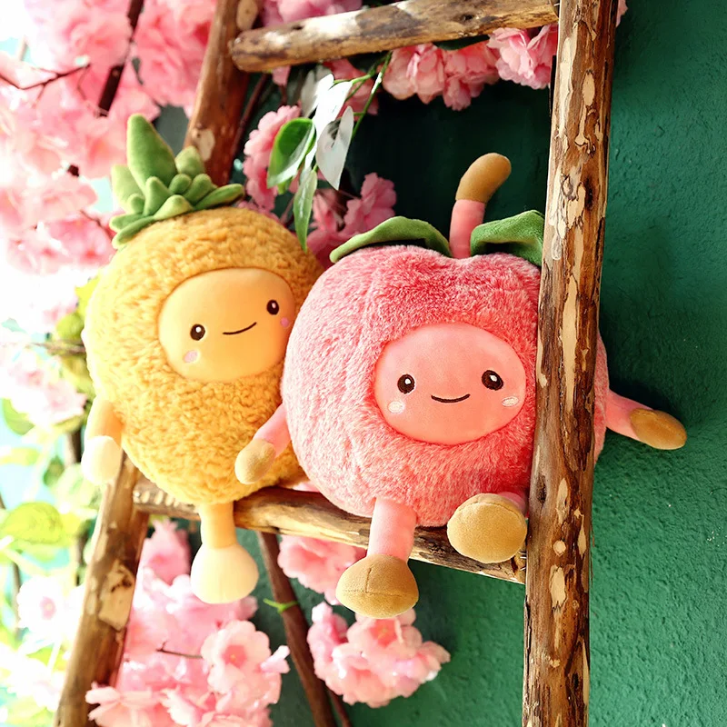 Милая сосна яблоко подушка в виде арбуза Творческие Фрукты серии Плюшевые