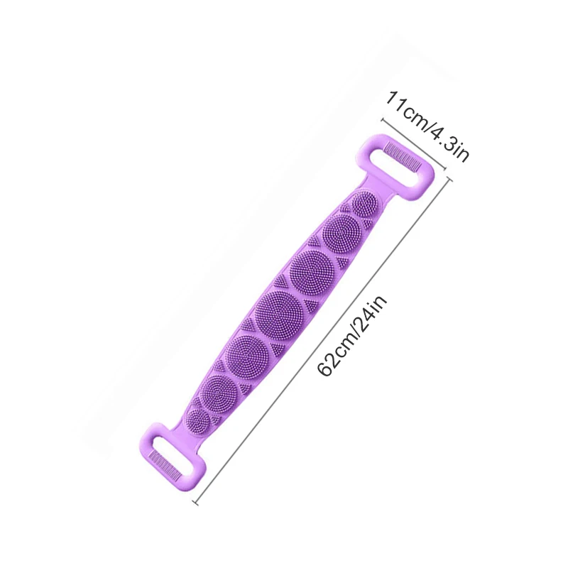 

Magic Silicone Brushes Bath Towels Rubbing Back Mud Peeling Body Massage Shower Body Cleaning Bathroom Shower Strap
