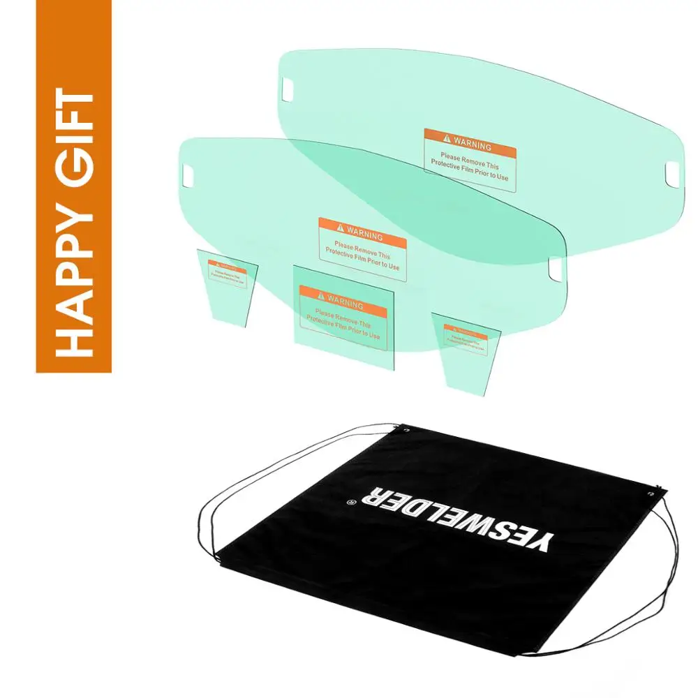 Сварочный шлем YESWELDER с автоматическим затемнением на боку панорамный фильтр