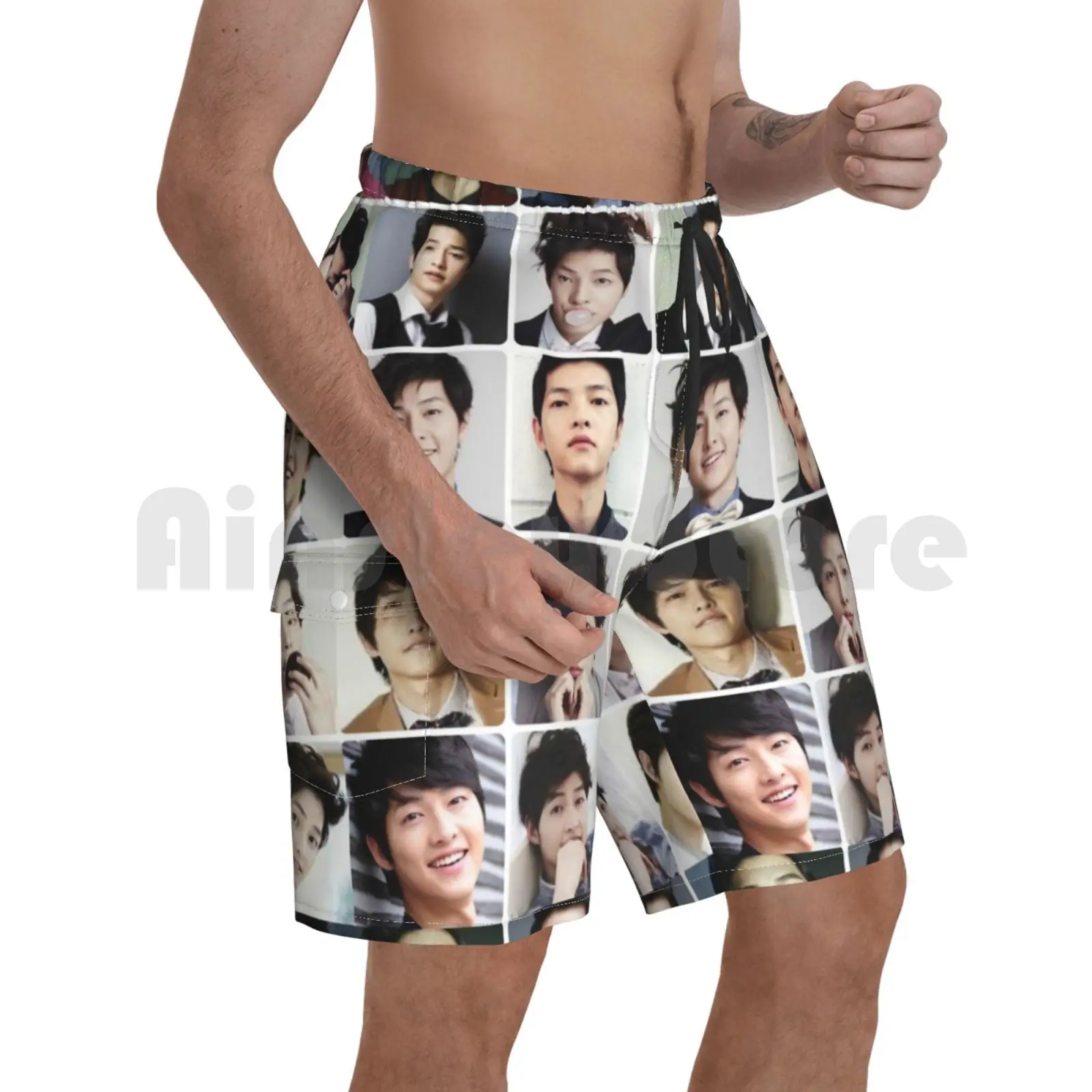 Пляжные шорты сон Джун Ки Werewolf Korea Korean Hot Men K Pop Actor|Плавки и пляжные шорты| |
