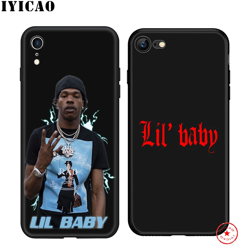 IYICAO Lil мягкий чехол для телефона iPhone 11 Pro XR X XS Max 6 6S 7 8 Plus 5 5S SE силиконовый TPU |