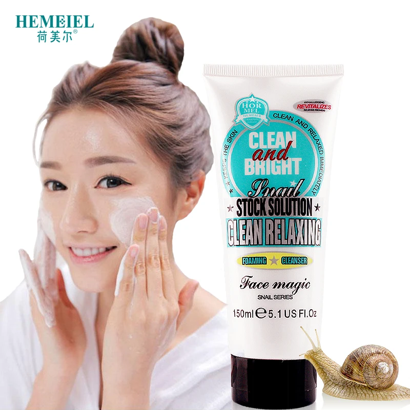 150 мл лицо улитки моющее средство контроль выработки кожного жира Очищающие