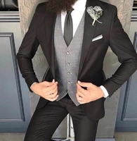 new arrival one button groomsmen peak lapel groom tuxedos men suits weddingprom best man blazer jacketpantsvesttie c06