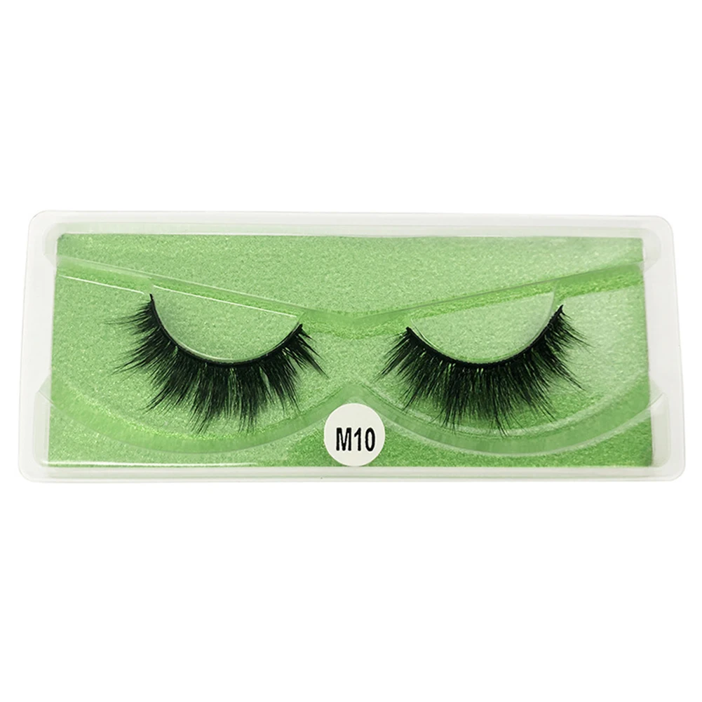 

10 Pairs Natural Thick False Eyelashes 3D Faux Mink Lashes Makeup Tools Long Wispies Lashes Eye Makeup Extended Fake Eyelashes