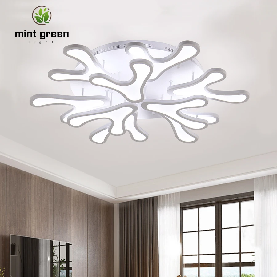

Antlers modern led chandelier with remote control acrylic Ceiling lights For Living Room Bedroom Home lighting ceiling Fixtures