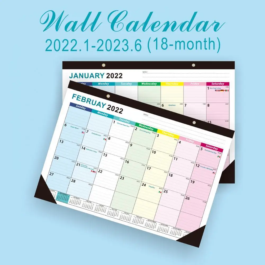 

Desk Calendars with Hanging Hole Decorative Paper 2022 Daily Schedule Table Planner Household Supplies