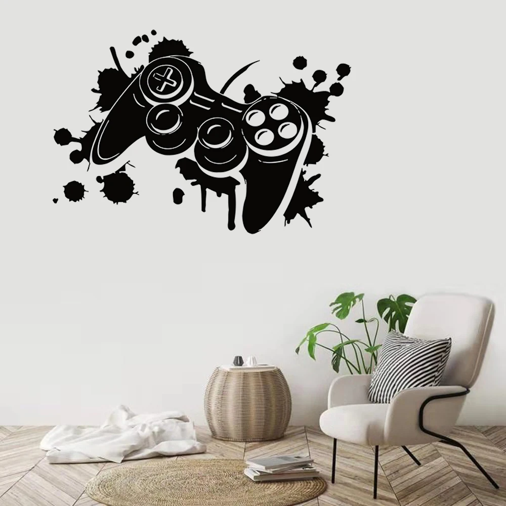 Настенный игровой стикер наклейка выберите свое оружие геймер Цитата контроллер