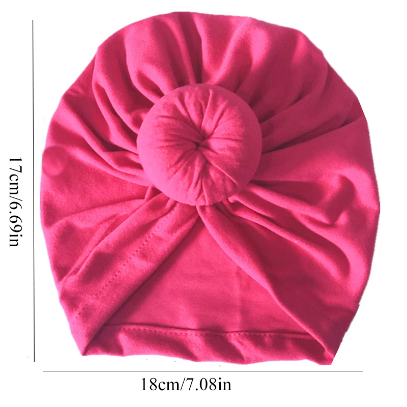 

2021 Fashion New Hot Baby Turban Toddler Kids Boy Girl India Hat Comfort Colorful Lovely 18cm Soft Cap Spring Summer Autumn Hat