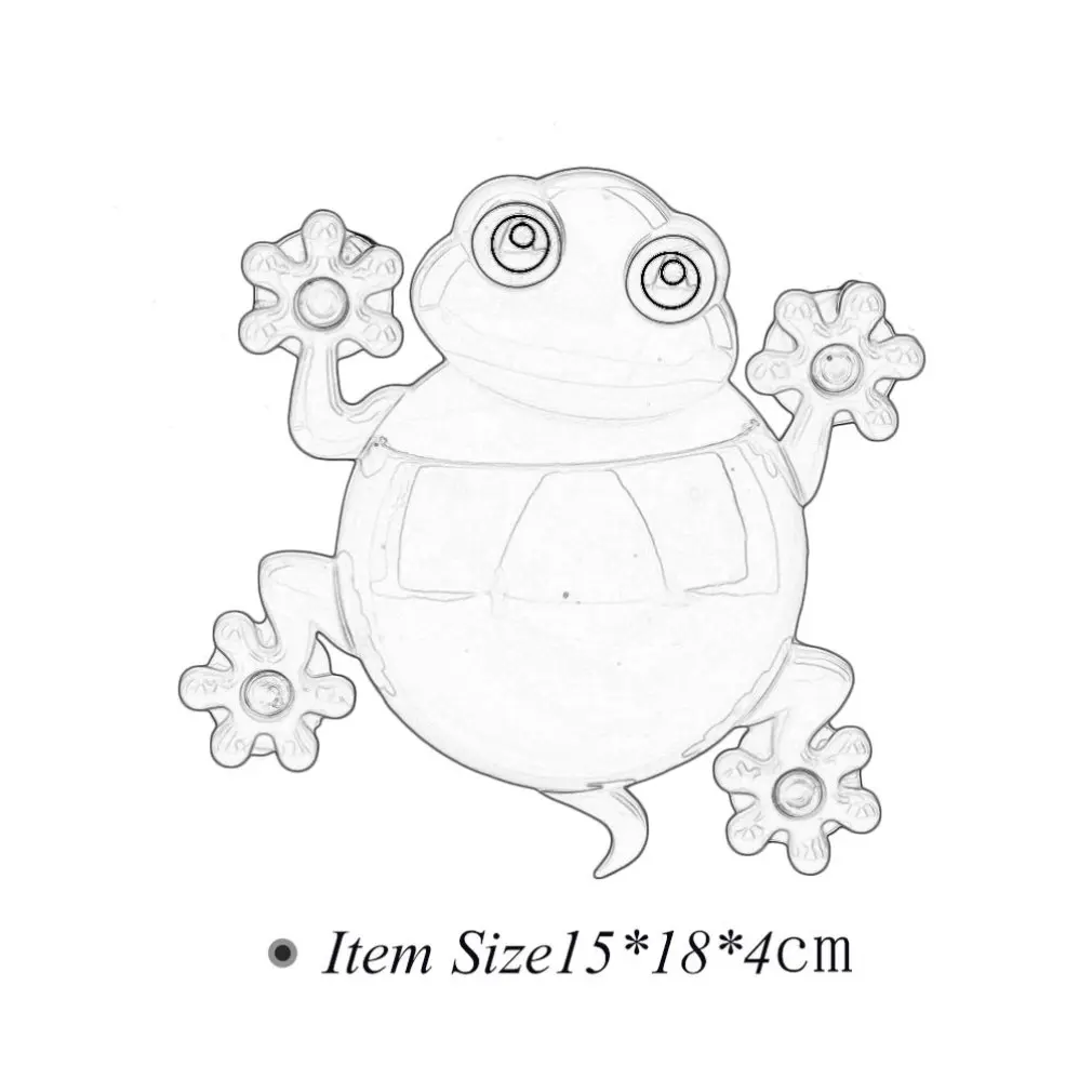 Домашнее животное геккон настенный силиконовый контейнер для зубной щетки