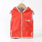 Жилеты детские толстовки теплая куртка Верхняя одежда для маленьких девочек детский жилет куртки с капюшоном для мальчиков осенне-зимние утепленные жилеты