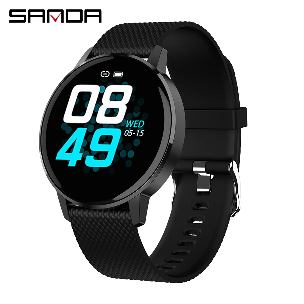 

SANDA Men Bluetooth Smart Watch IP68 Waterproof Heart Rate Blood Pressure Fitness Tracker Men Sport Smartwatch For IOS Android