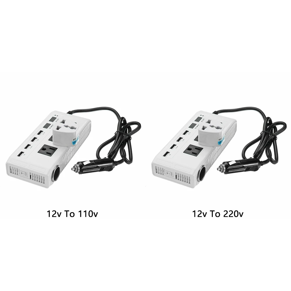 USB Напряжение адаптер Портативный Мощность инвертор прочный Авто конвертер