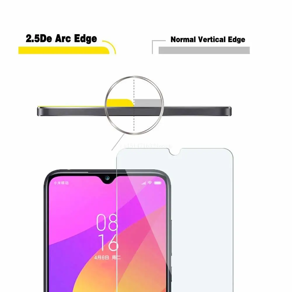 2 шт. 9H HD Защита экрана для Xiaomi Mi 9 закаленное стекло T Mi9 SE защитное на Xiomi CC9 пленка