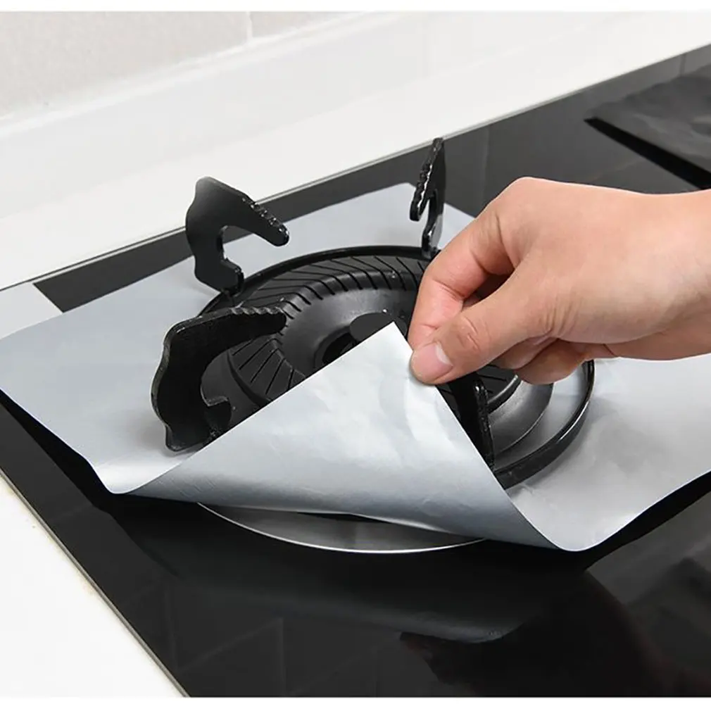 Газовые протекторы для плиты коврик многоразовая крышка горелки подкладка