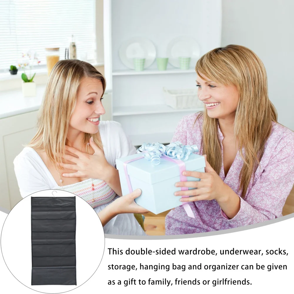 

Multi Grids Hanging Storage Bag Sundries Organizer for Bedroom Living Room