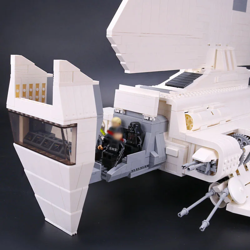 Совместимый Звездный план 10212 LELE wars 35005 Imperial Shuttle набор с фигурами строительные