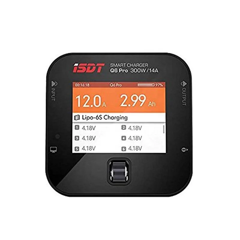 

Q6 Pro BattGo 300W 14A Pocket Battery Balance Smart Digital Charger for Li LiPo DIY RC Models Spare Part Plus Upgraded Version