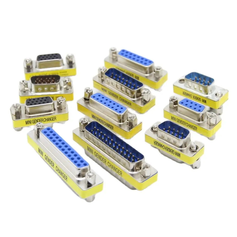 D SUB DB9 DB15 DB25 Мужской Женский конверсионный разъем адаптер для LPT 25 Pin COM 9 VGA 15Pin мини