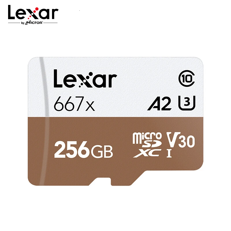 Lexar профессиональная карта памяти до 100 Мб Micro SD 667x C10 256 ГБ TF 128 бесплатный адаптер
