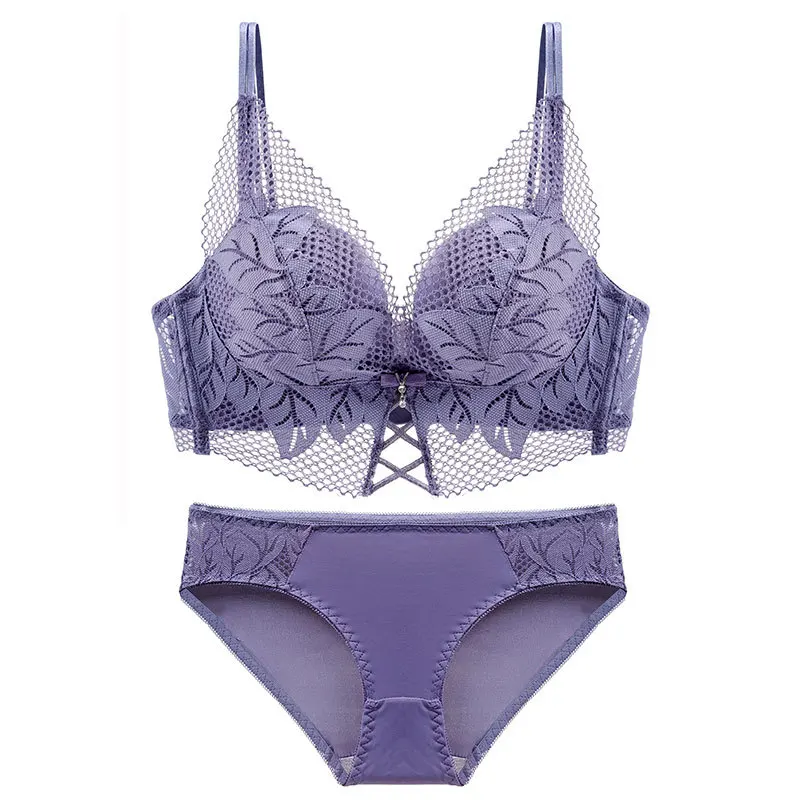 

Women Sexy Bra Set Underwear Babydoll Full Bra Set ultrafino para mujer francaise pour femmes Fashion Female Bra Aet Sexy Pushup