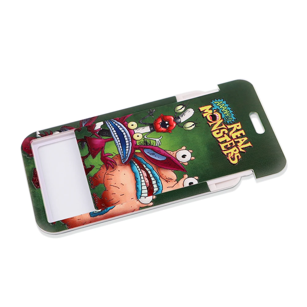 ER1348 Real Monsters Cartoon Lanyard Card Holder Student Hanging Neck Mobile Phone Badge Subway Access | Канцтовары для офиса и