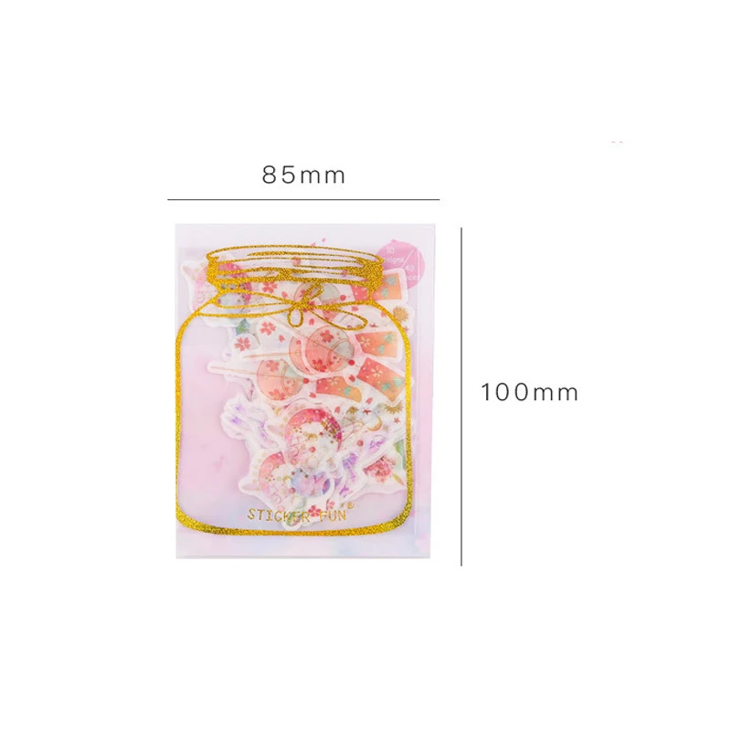 2pack/lot Kawaii Girl Heart Hot Stamp Stickers Label Sticker DIY Diary&ampAlbum Decoration Stationary | Канцтовары для офиса и