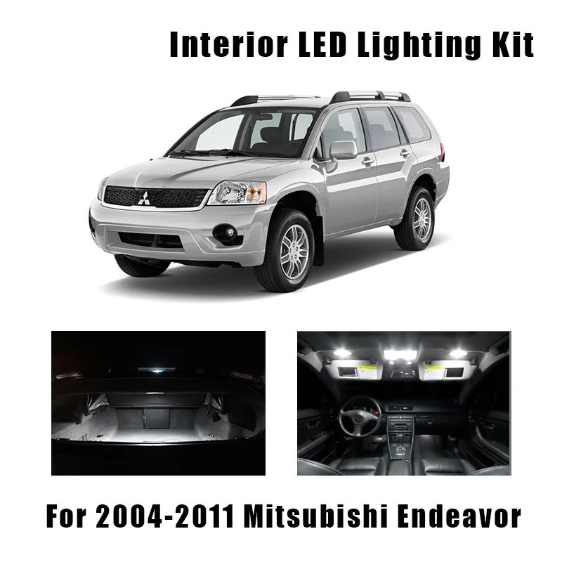 12 шт. белые светодиодные с Canbus лампы Интерьер Купол багажник светильник комплект