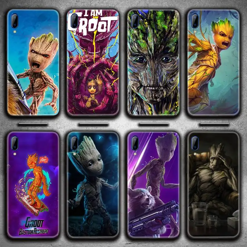 

Tree people Groot Phone Case For Vivo Y91c Y17 Y51 Y67 Y55 Y7s Y81 Y19 Y97 Y93 V17 vivos5