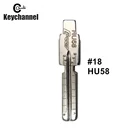 Лезвие для ключа с гравировкой Lishi HU58 #18, 5 шт.