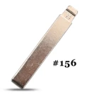 Пульт дистанционного управления для автомобиля Jingyuqin, 10 шт., безключевая аварийная вставка, необработанное лезвие, заготовка для Hyundai Verna, Kia K5