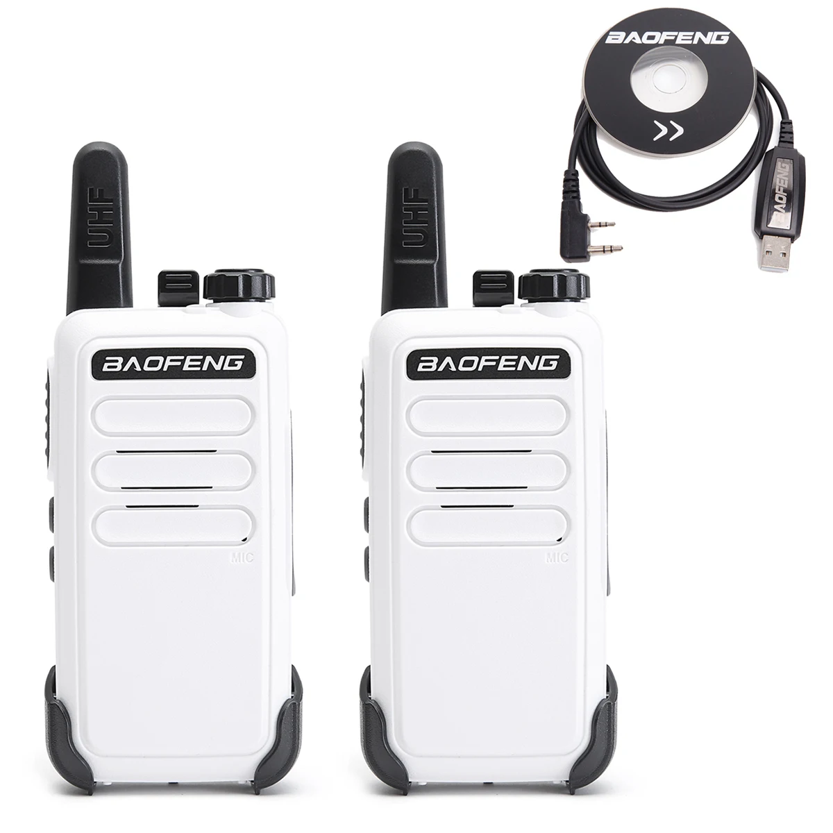 Baofeng BF-C9 мини рация 400-470 МГц UHF BF-888S bf888s двухстороннее радио портативный VOX usb зарядка портативный приемопередатчик - Цвет: 2pcs add cable