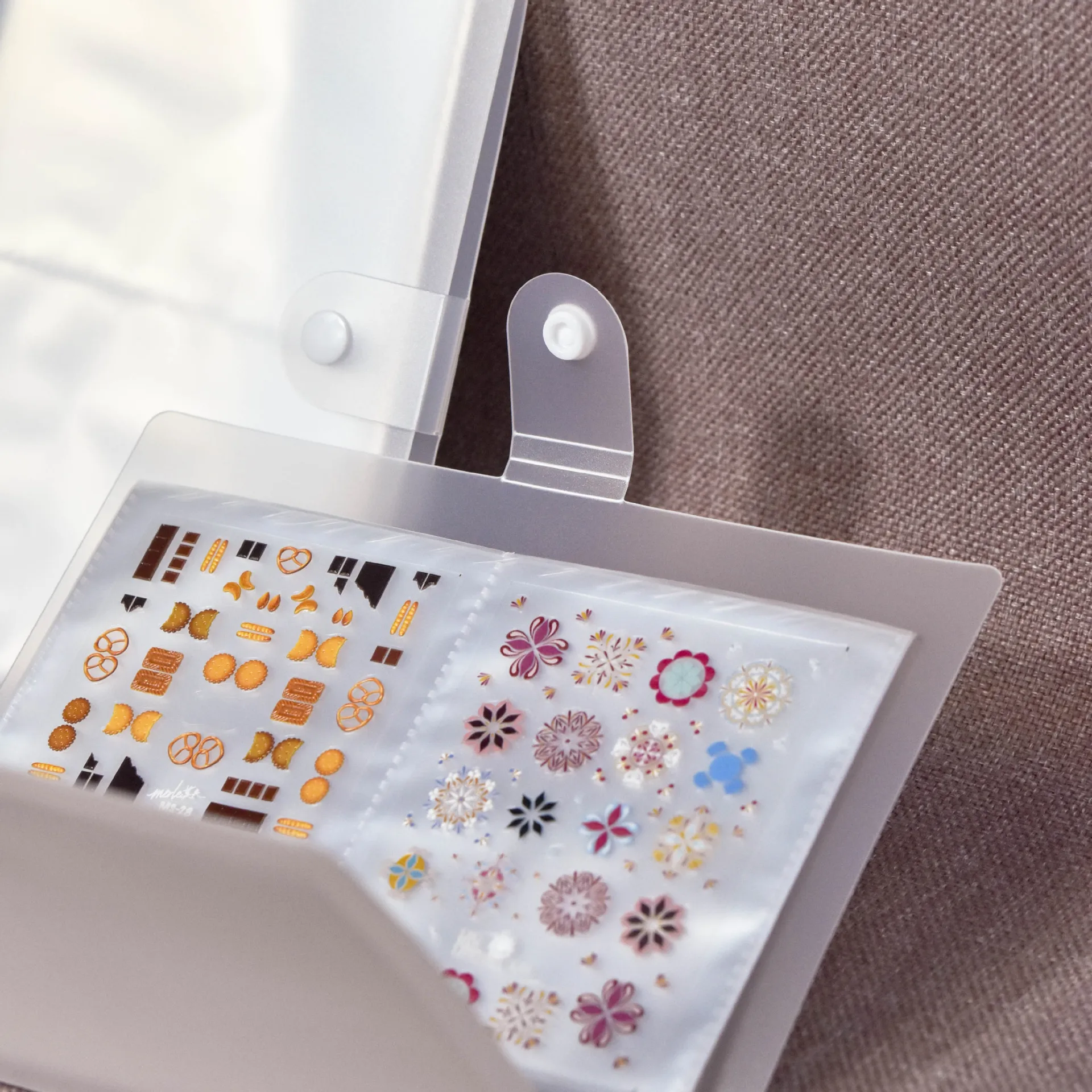 80/168 слотов наклейка для ногтей пустой держатель книг чехол фотоальбом с кнопкой