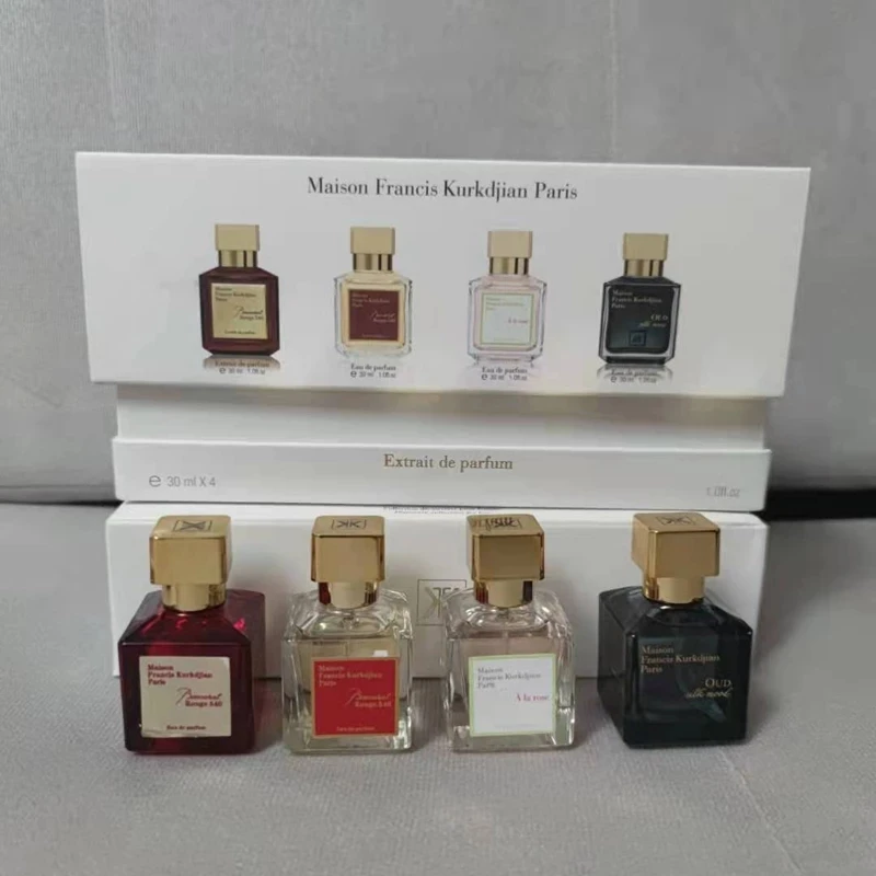

4 in 1 Perfume For Women Spray Female Parfume Long Lasting Flower Original EDP Parfum Glass Bottle Sexy Lady Fragrances
