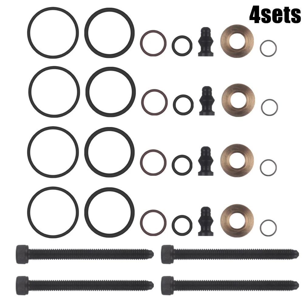 

Screws Kit Fuel Injector Seal Black&Rose Gold Meta+Rubber Replaces New