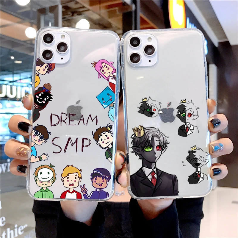 

Cute Dream Smp transparent Phone Case For iPhone 11 12 Pro Max 12 Mini X XR XS MAX 7 8 Plus 6 SE 2020 Soft silicone Cover Fundas