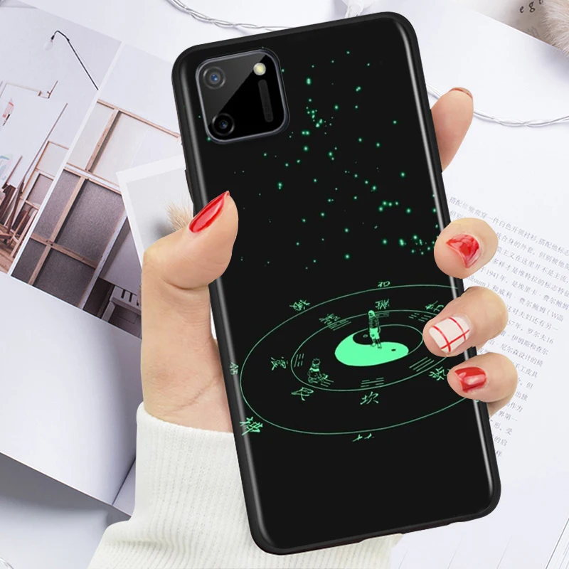 

Fashion Cartoon Kids for Realme Narzo 20 10 7 6 6i 6S 5 5i 5S 3 3i 2 Pro Black TPU Soft Phone Case