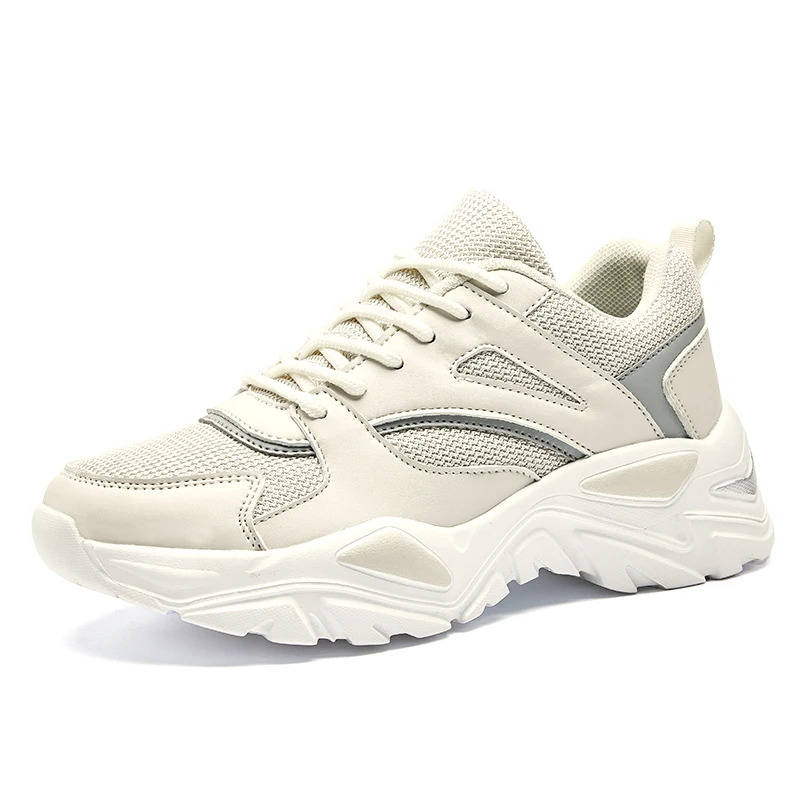 

Женские кроссовки для бега, летние дышащие кроссовки на платформе, уличная спортивная нескользящая обувь для бега и тренировок, модная трен...