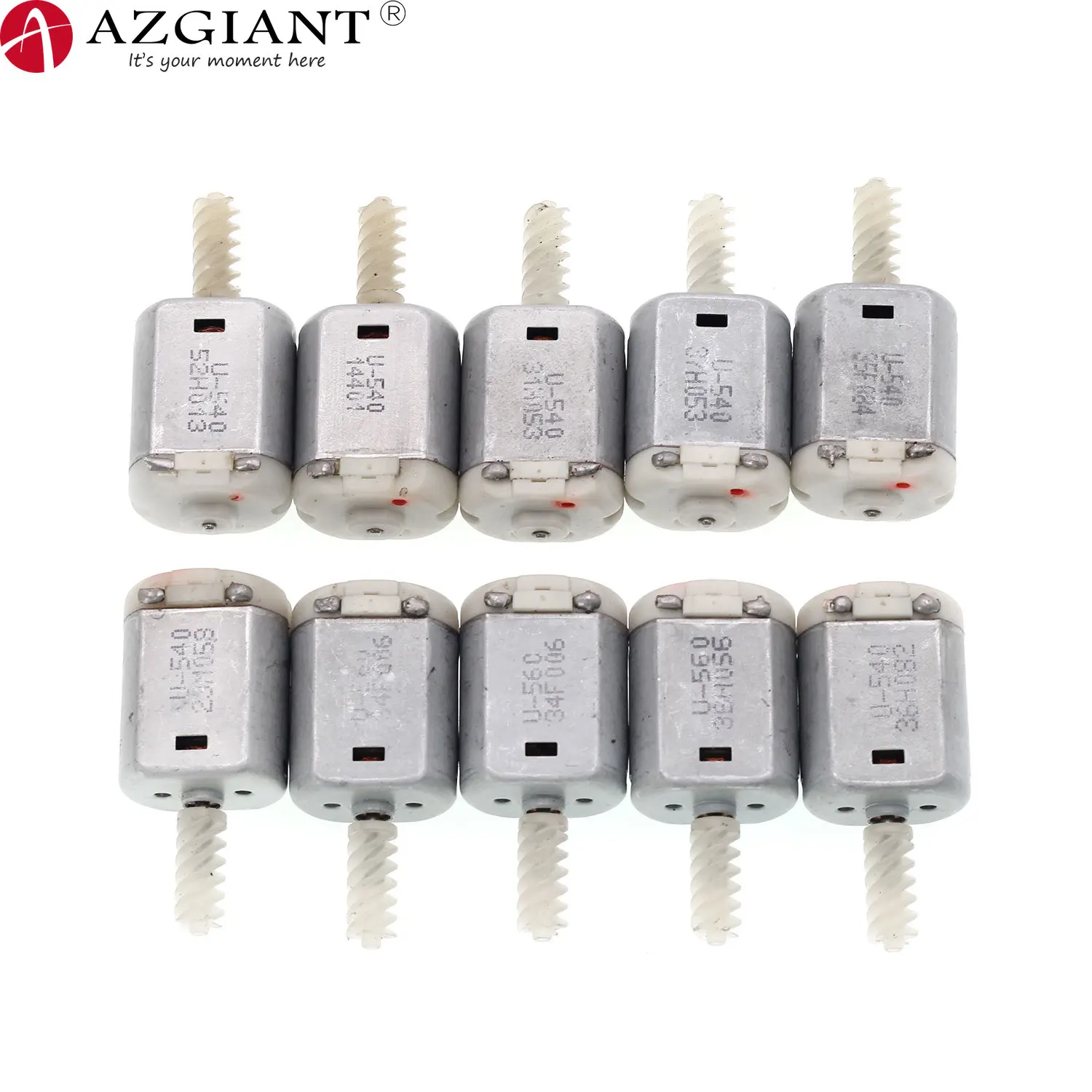 

10pcs Tin Solder used second hand U-540 36H082 FC280 worm gear 12V DC carbon brush car centre door lock motor
