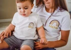 Футболка для мамы и малыша, летняя футболка с коротким рукавом, подарок на день матери