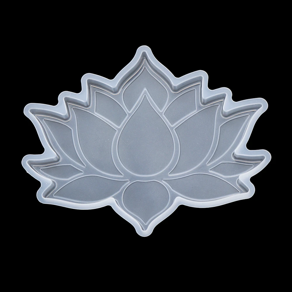 Силиконовая форма для подставки в виде лотоса подставка чаши литья из каучука