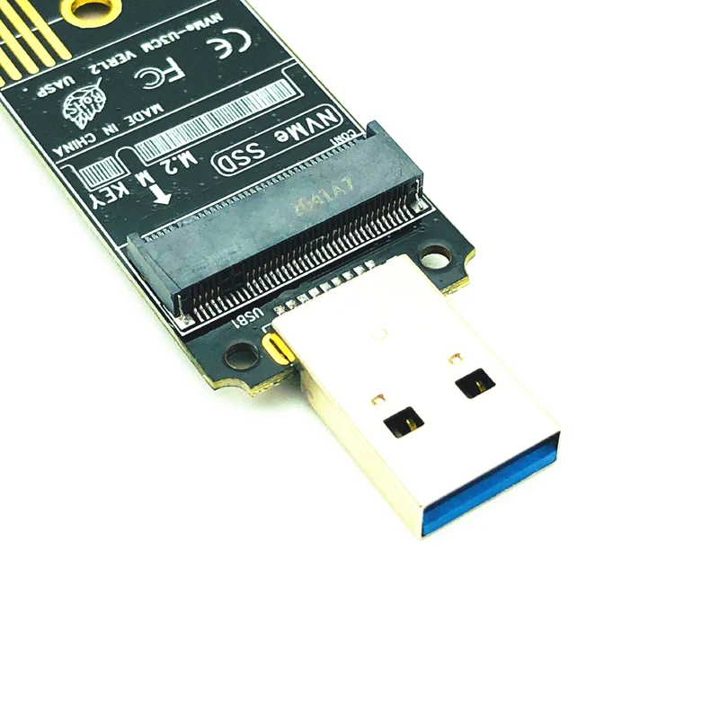 Переходник NVME USB M.2 NVMe на 3 1 SSD-адаптер 10 Гб USB3.1 Gen 2 для Samsung 970 960 Intel M2 2230 2242 2260 2280 SSD -