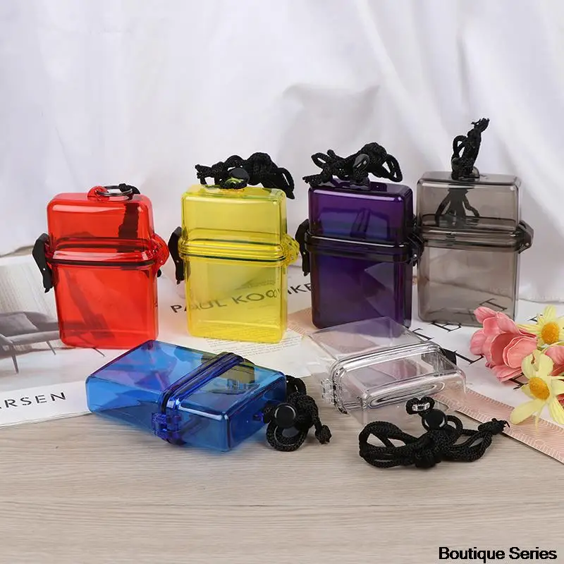 1PC Practical Outdoor Waterproof Pockets Key Money Storage Box Case Holder Plastic Case